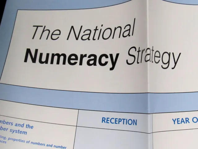 National Numeracy Strategy Yearly Teaching Programmes Chart Dfee Key Objectives-