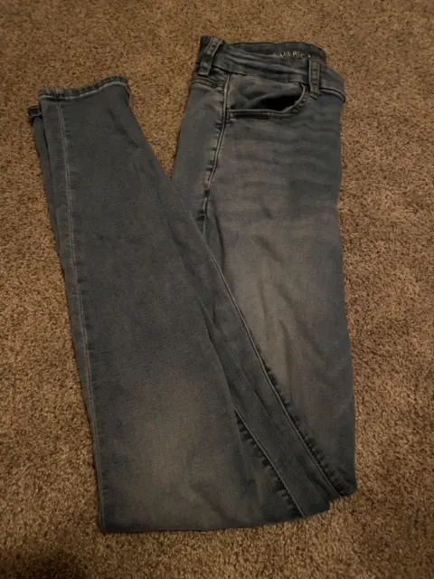 American Eagle Next Level Stretch Extra Long Jeans US Size 8 Comfy Jeans