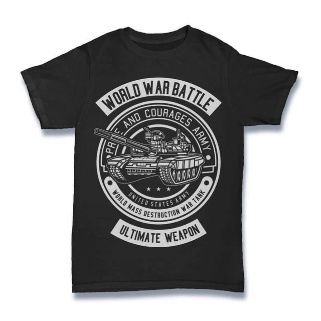 thumbnail image 2 of NAUGHTEES Russian KV-2 Tank T-Shirt – WW2 Military, Eastern Front, 100% Cotton, Men's 2 of 5