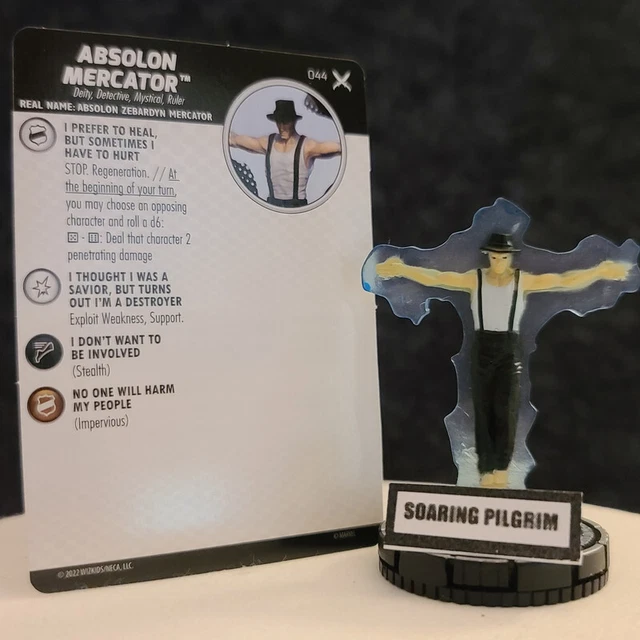 ABSOLON MERCATOR  - 044 - RARE X of Swords Marvel Heroclix #44