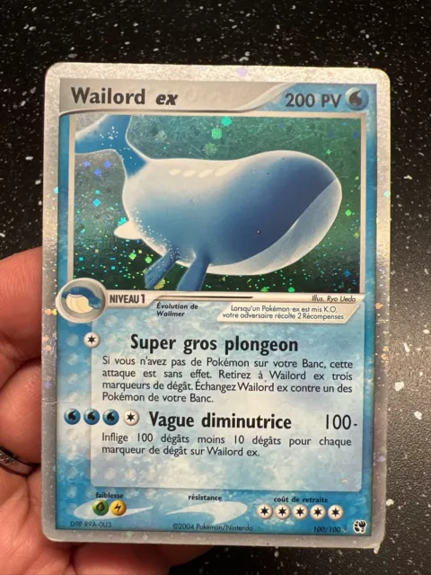 Pokemon Wailord Card Ex Sandstorm 100/100 French Vf fr