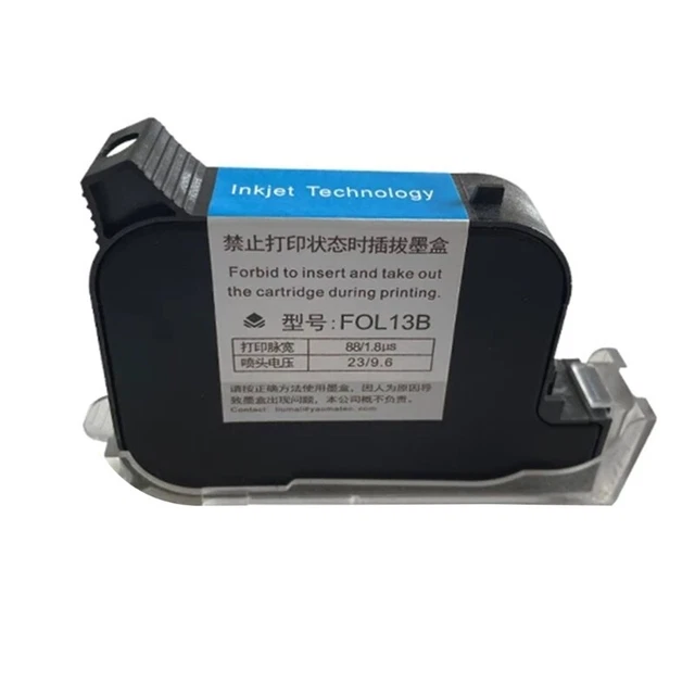 FOL13b Quick Drying Ink Cartridge 12.7mm Inkjet Printer Solvent Fast Drying Ink