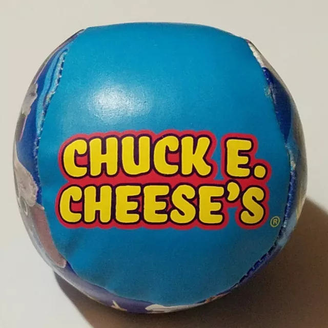 Chuck E. Cheese's softee Softball Baseball Round Vinyl Coated Plush Ball Prize