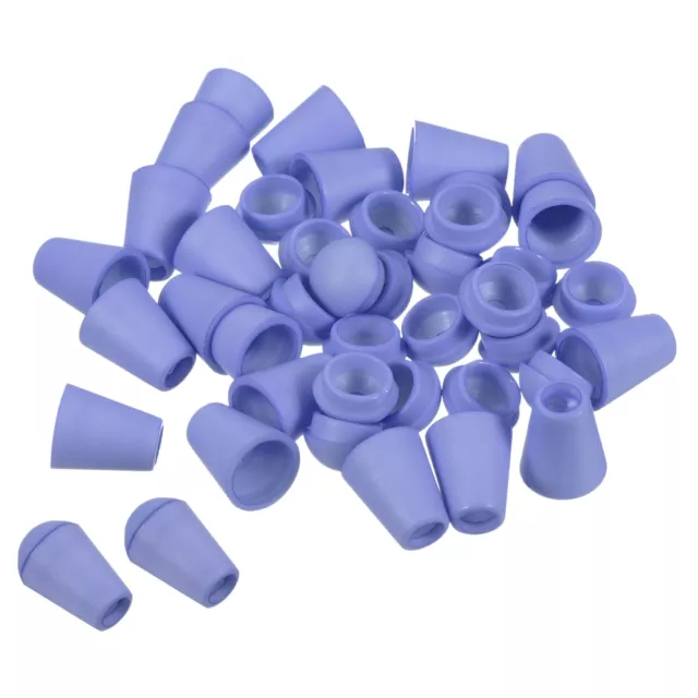 20Pack Kordelenden Bell End Stopper Kordelendstücke für Kleidung, Dunkel Lila