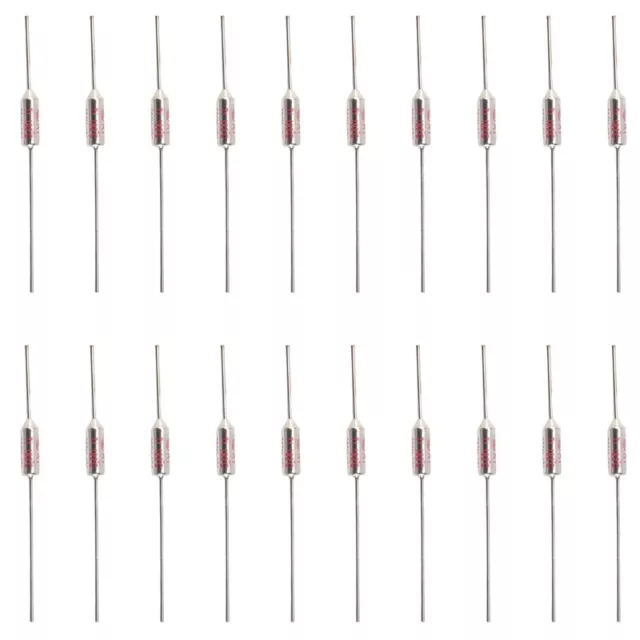 20 Pcs RY Series Metal 192 Celsius 250V 10A Cutoffs Thermal Fuse B7T2f