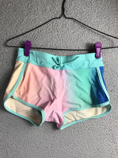 Athleta Girl M 8/10 Multi Color Pastel Running Tennis Casual Shorts