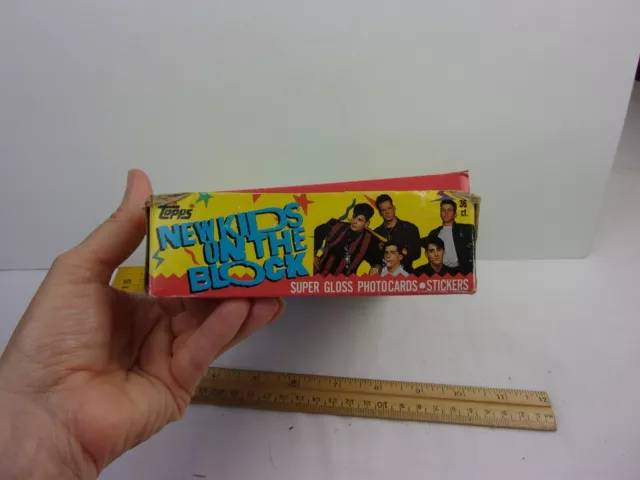 New Kids on the Block 36 pk Topps 1989 cards complete box VINTAGE boosters 3