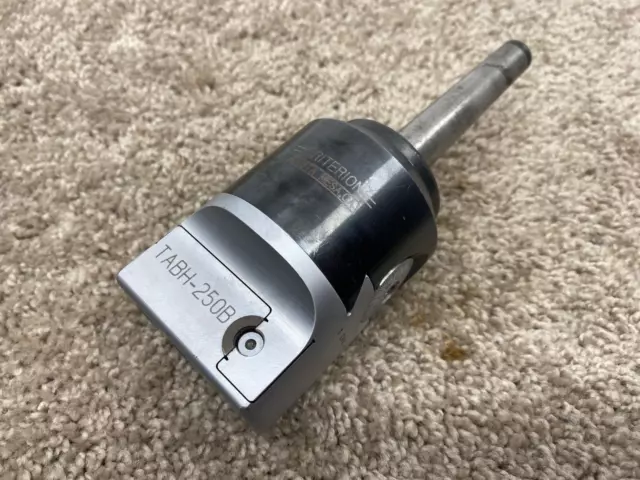 Criterion Tenth Adjust Fine Boring Head - Tabh-250B - #2Mt Shank