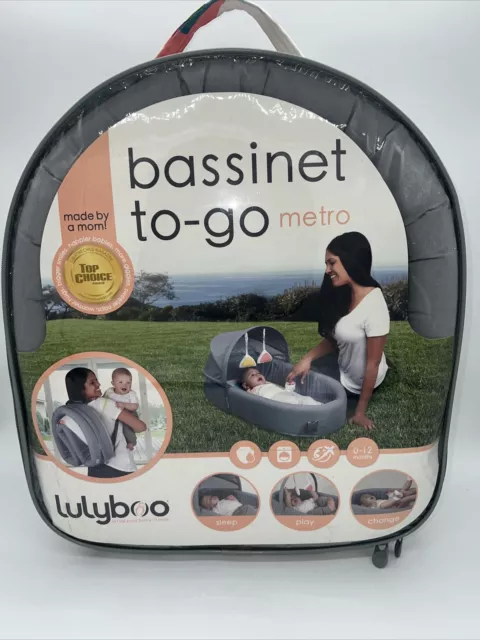 Lulyboo Bassinet To-Go Metro Baby Bed Sleep Play Change