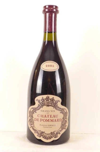 pommard château de pommard  rouge 2005 - bourgogne