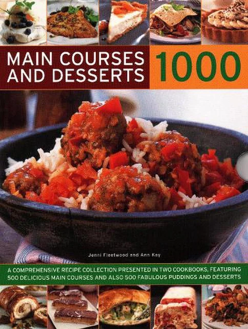 1000 Main Courses & Desserts: A complete set of two volumes containing 500 delic