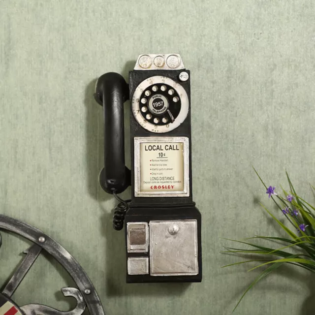 Vintage Brass Mini Telephone Nautical Home Office Decor