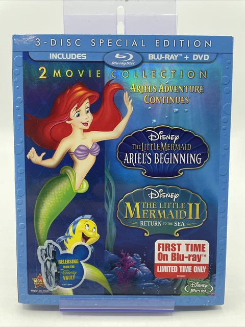 The Little Mermaid II and Ariel's Beginning 2-Movie Collection [Blu-ray + 2