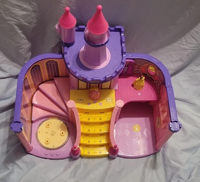 RARE THINKWAY TOYS Enchanted Playset Disney Princess Castle WORKS 59.