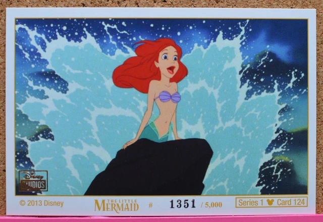 Disney Studios Card - Ltd. Edition Mini Lithograph #1,351/5,000 - Little Mermaid