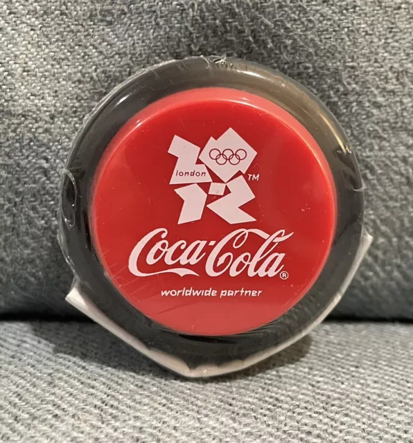 New & Sealed 2012 London Olympics Coca-Cola Yo-Yo Coke YoYo - Red & Black Rim