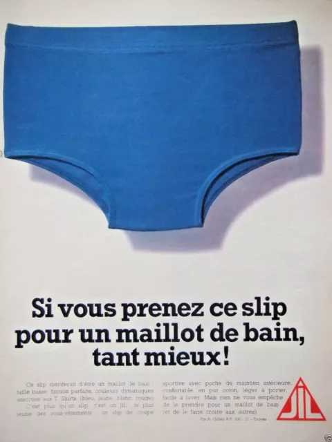 1968 Press Advertisement If You Take This Jil Brief For A Swimsuit