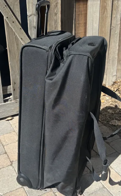 Tumi 34” Black 2 Wheeled Split Duffel Suitcase Luggage Travel Bag 3