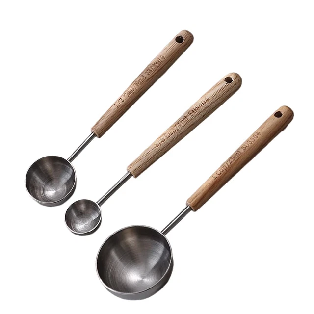 Cucchiaio Da Cucina In Legno Teemando Con Incisione Laser Trifoglio Fortunato - Fatto A Mano In Germania - 2