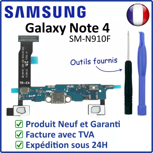 Nappe Dock Connecteur De Charge Micro Bouton Home Samsung Galaxy Note 4 N910F