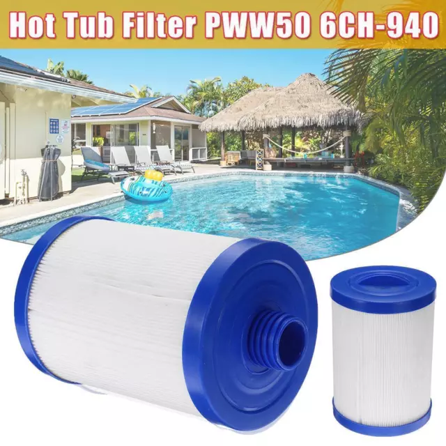 1pcs Whirlpoolfilter Filterkartusche Filter Spa Whirlpool Swimmbad PWW50 6CH-940