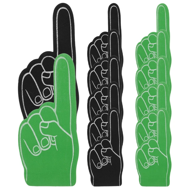 12 PCS MINI Foam Fingers 24pcs Cheering Props Loud Noise Makers Cots £7
