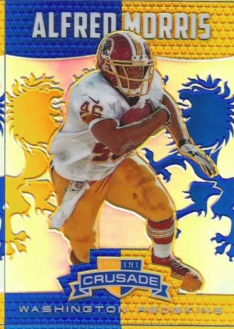 Alfred Morris 2014 Panini Rookies & Stars blue insert Crusade card