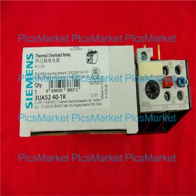 1PC NEW SIEMENS Thermal Overload Relay 3UA5240-1K 8-12.5A