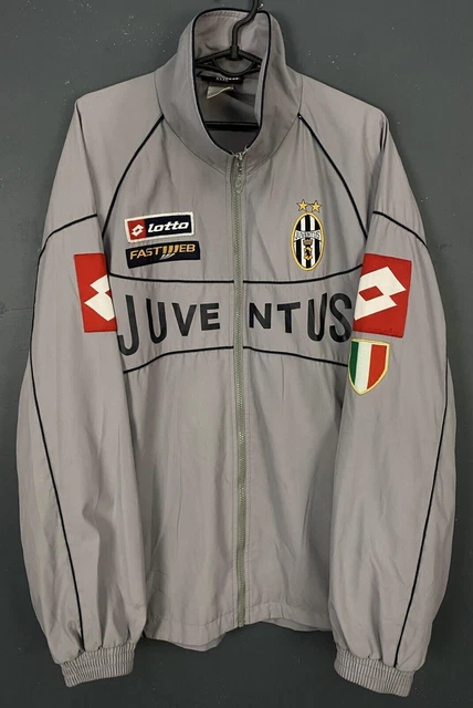 MEN'S LOTTO FC Juventus 2001/2002 Track Top Jacket Soccer Football Size
