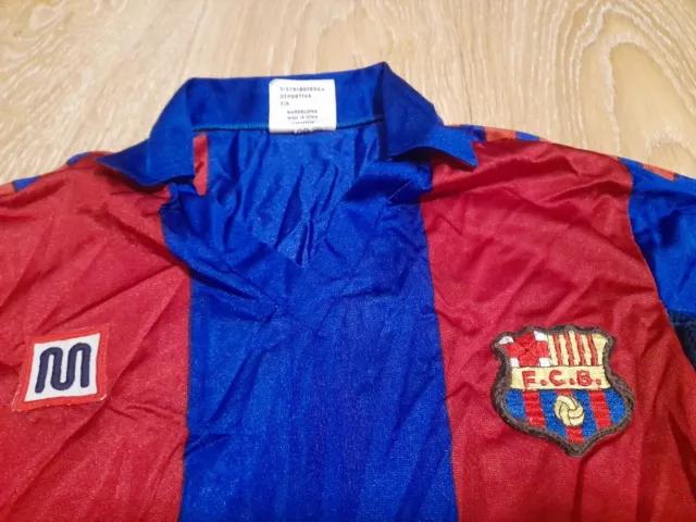 Maglia Shirt Football Calcio Futbol Barcelona Meyba Home. Junior !! Bambino