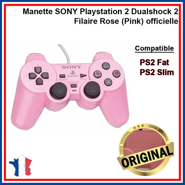 MANETTE PLAYSTATION 2 PS2 - PINK Rose - Fonctionne Bien SCPH-10010 EUR 34,90 - FR MANETTE PLAYSTATION 2 PS2 - PINK Rose - Fonctionne Bien SCPH-10010 EUR 34,90 - FR