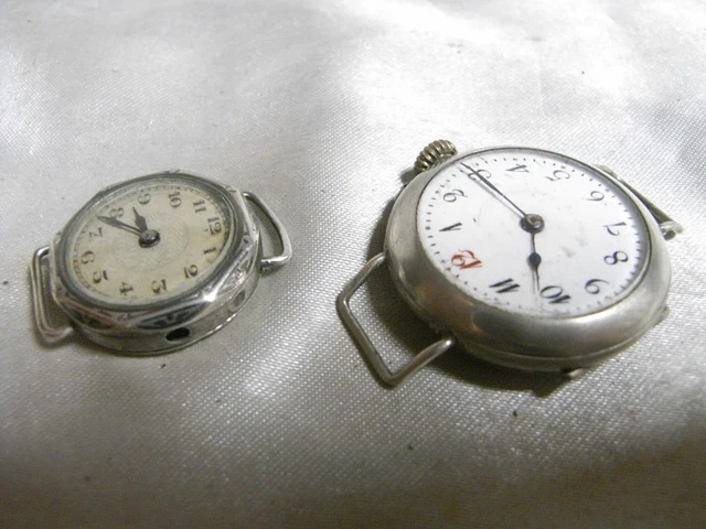 Lot De 4 Clés Pour Montre à Gousset - Argent, Guillochées, Occasion