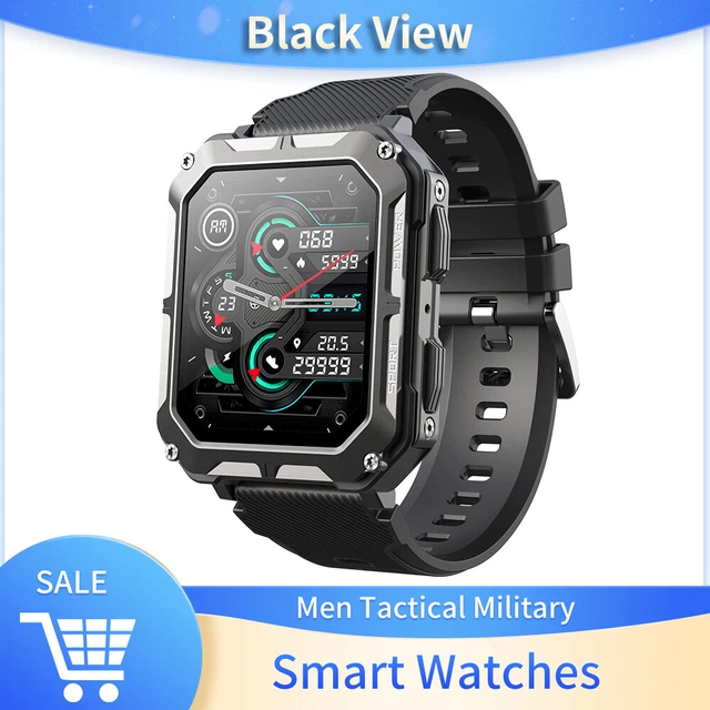MILITARY SMART WATCH for Men(Answer/Make Calls) Rugged Tactical Fitness