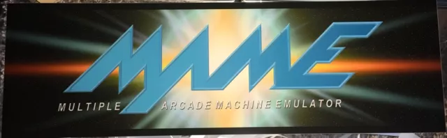 Mame Arcade Marquee 26"x8"