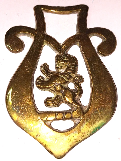 Médaillons en laiton de cheval anglais vintage vendus