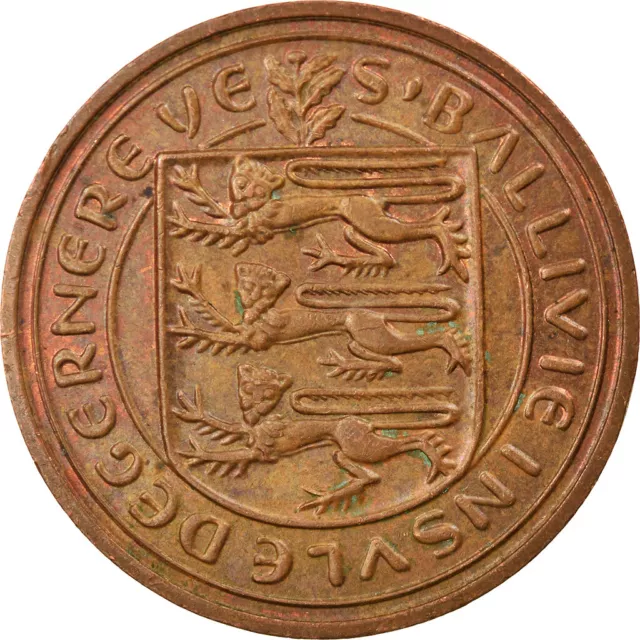 [#769106] Münze, Guernsey, Elizabeth II, 2 Pence, 1977, SS, Bronze, KM:28