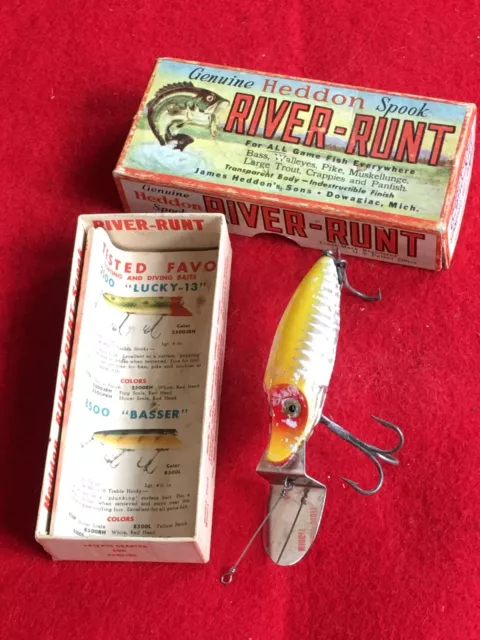 HEDDON D 1900-XRY Go Deeper Crab Lure Red & Yellow Shore In Correct Box W  Insert $9.99 - PicClick