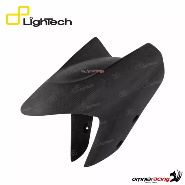 Guardabarros delante brillante fibra carbono Lightech Yamaha Tmax 500/530 2004