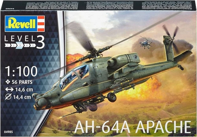 REVELL - MAQUETTE AVION AH-64D LONGBOW APACHE