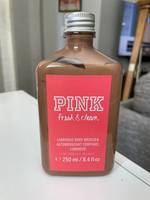 VICTORIA'S SECRET PINK LUMINOUS BODY BRONZER Fresh & Clean 8.4 OZ VICTORIA'S SECRET PINK LUMINOUS BODY BRONZER Fresh & Clean 8.4 OZ