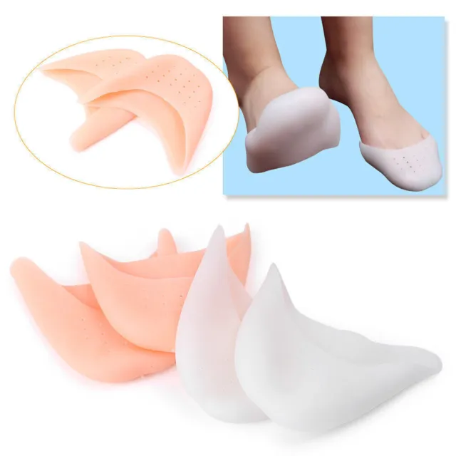 2x Finger Protector Silicone Gel Pointe Toe Cap Cover Pads Protectors Feet Care