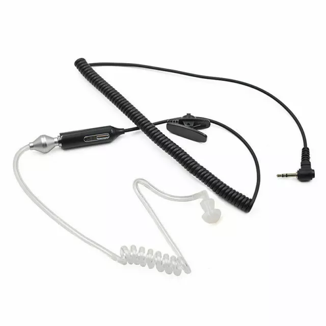 2.5mm 1 Pin Earpiece Headset Mic PTT for Motorola Talkabout Radio Walkie Talkie