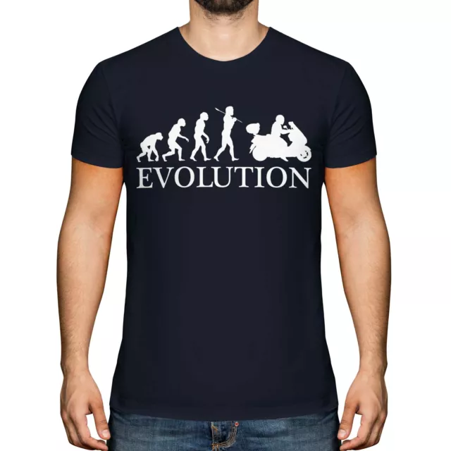 Scooter Evolution Of Man Mens T-Shirt Tee Top Gift Stunt
