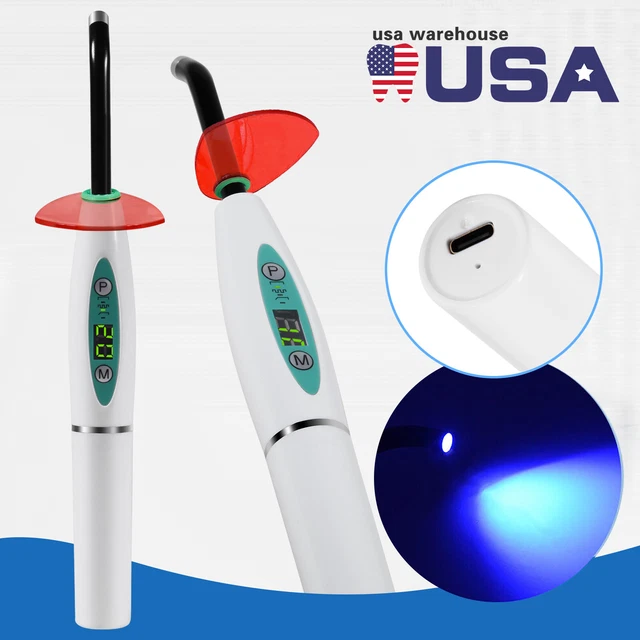 DENTAL LED CURING Light Lamp Wireless Cordless Resin Cure 5W 2000MW FDA