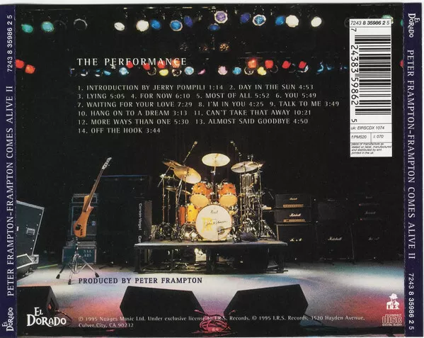 Peter Frampton – Frampton Comes Alive II...   Jewel-CD a. Sammlung