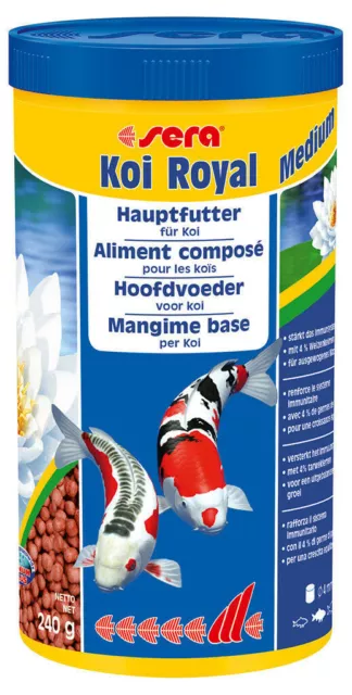 2er Pack Sera Koï Royal Moyen , 2 x 1.000 ML