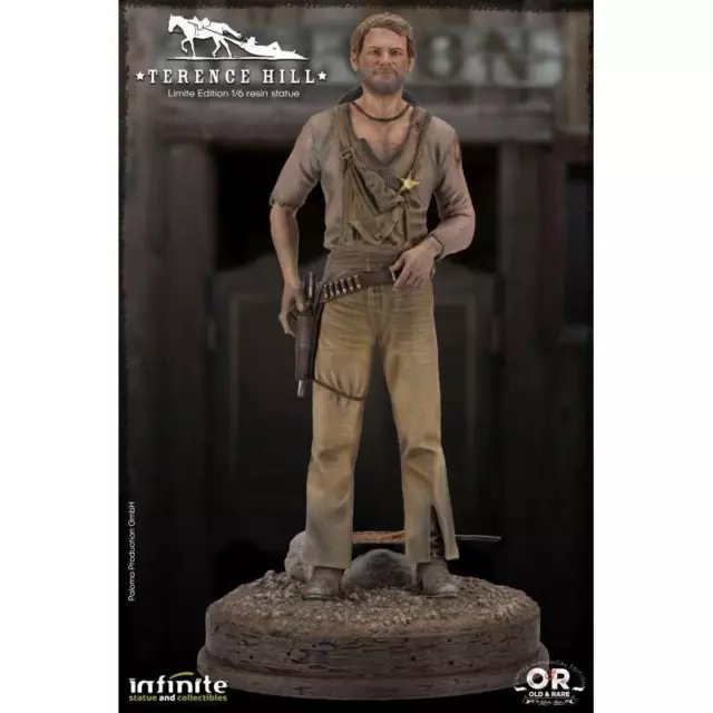 Terence Hill Old & Rare Trinità Statua Limited Edition Scala 1/6 INFINITE STATUE