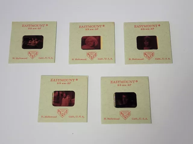 1960's Star Trek Original Series 35mm Film Clip Slide Lot Of 5 TV Show L36 VTG