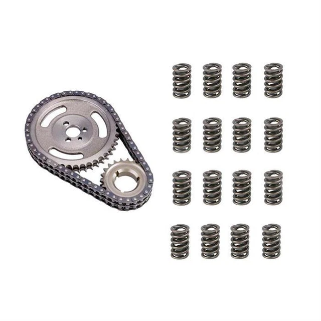 SBC Racing Valve Springs, 1.25 Inch & Double Roller Timing Chain