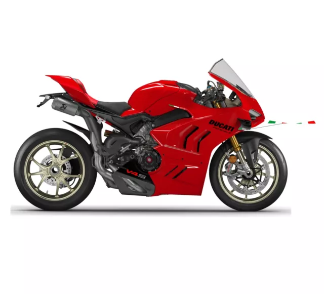 BANDIERE TRICOLORE ITALIANO per alette moto Ducati Streetfighter V4 V1021  EUR 24,50 - PicClick IT